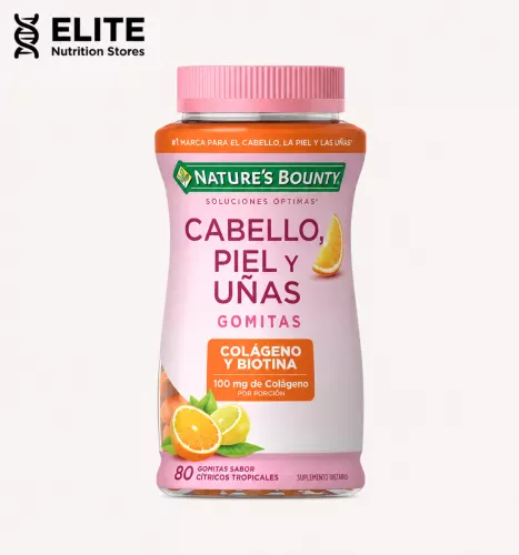 CABELLO, PIEL Y UÑAS | 80 gomitas