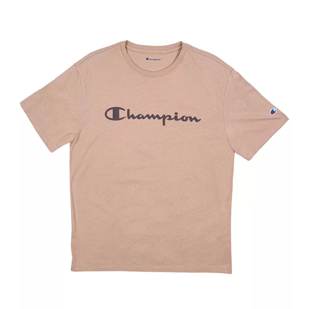 Playera champion script tee